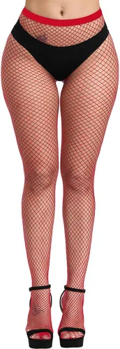 Vista 29 de Medias de Red para Mujer, Medias de Cintura Alta, Medias Sexys, Medias Transparentes, Medias de Malla negro_1