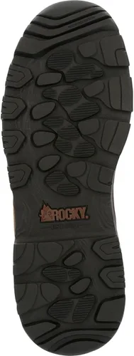 Vista 2 de Rocky Botas al aire libre aisladas impermeables 14.11oz de la montaña roja