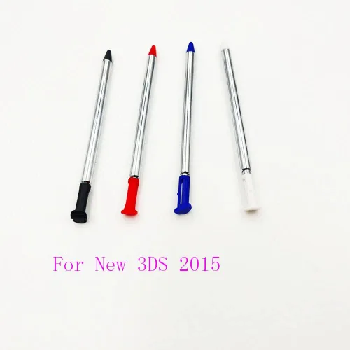 Vista 2 de Lápiz táctil ajustable de metal para nueva consola pequeña 3DS 2015 (4 piezas)