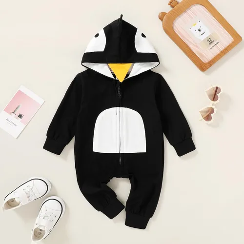 Vista 2 de YOUNGER TREE Mameluco de algodón para bebés niños y niñas, de manga larga, para otoño e invierno, para bebés de 0 a 24 meses