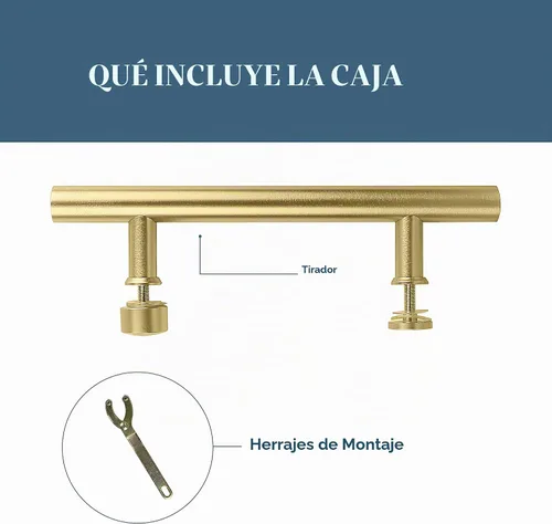 Vista 4 de National Hardware - Manija Madison, 12 pulgadas, oro cepillado