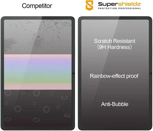 Vista 2 de Supershieldz Protector de pantalla diseñado para Samsung Galaxy Tab S8 / Galaxy Tab S7 (11 pulgadas) (vidrio templado), antiarañazos, sin burbujas