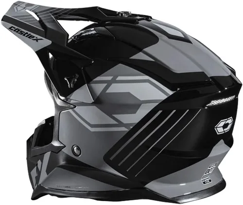 Vista 2 de Castle X CX200 - Casco de moto Sector (Negro - Pequeño)
