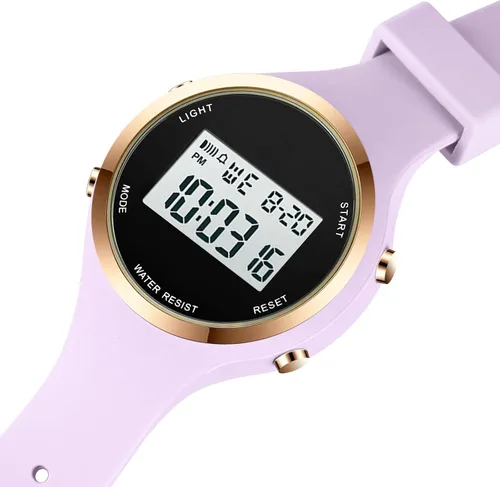 Vista 2 de El deporte al aire libre relojes reloj despertador 5Bar impermeable LED Digital Watch