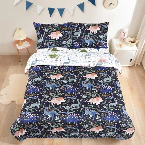 Vista 11 de Pea Pod Juego de ropa de cama de muselina para niños pequeños arcoíris de 3 piezas - Ropa de cama suave y transpirable para cuna con sábana