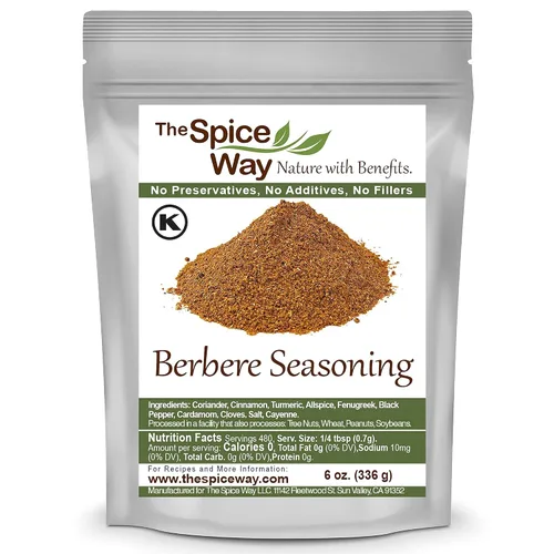 Vista 9 de The Spice Way Ethiopian Berbere - Mezcla de especias tradicional etíope suave y caliente. Sin aditivos, sin conservantes, sin rellenos, solo