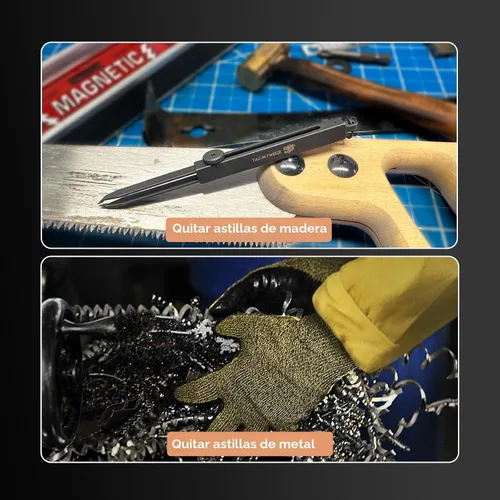 Vista 5 de CIVIVI Pinzas de precisión para espinas, pinzas retráctiles en llavero para hombres y mujeres EDC, pinzas Tac-N-Tweeze con funda de cuero diseñadas