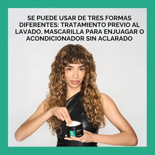 Vista 7 de TRESemmé Bouncy Curls - Máscara para el cabello multitarea con péptido 8 fl