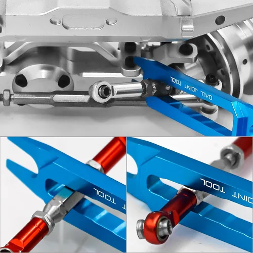 Vista 2 de GOUPRC Alicates de cabeza de bola multifunción de aleación de aluminio, alicates de tornillo con llave amortiguadora para camión de automóvil RC 1/8