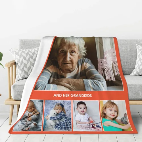 Vista 44 de JCETUNO Regalos personalizados de San Valentín para él y ella, mantas personalizadas con foto, mantas de fotos personalizadas, mantas de fotos
