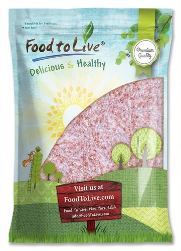 Vista 8 de Sal rosa del Himalaya, 8 onzas, grano grueso, sin aditivos, sin conservantes, vegano, kosher, a granel. Cristales gourmet puros. Embalado