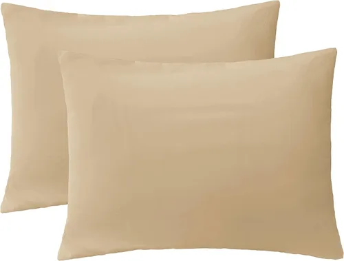 Vista 13 de iMaylex Funda de almohada suave de microfibra cepillada con cremallera, acogedora y ligera, de fácil cuidado, juego de 2, negro, estándar, 20 x 26
