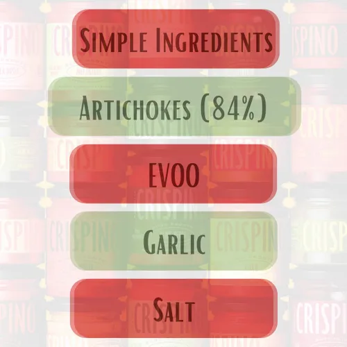 Vista 5 de Famiglia Crispino - Bruschetta de alcachofa - 1 paquete - Gourmet importado de Italia, vegano y sin gluten, sin OMG (7.2 oz) tarro de vidrio