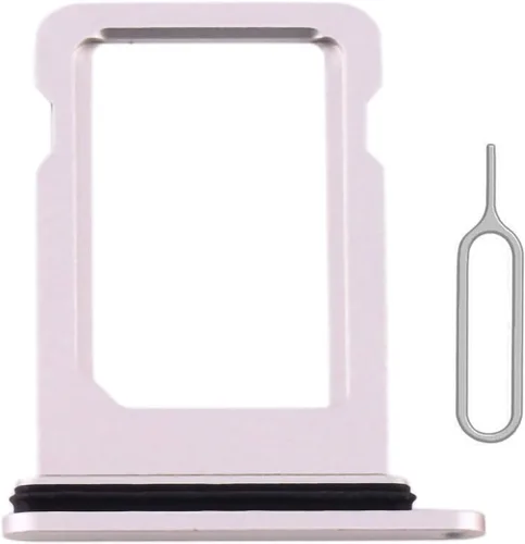 Vista 7 de Reemplazo de ranura para bandeja de tarjeta SIM para iPhone 12 (negro) con anillo de goma impermeable y pasador de expulsión