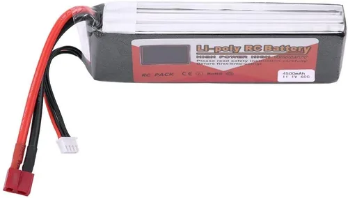 Vista 12 de HERCHR Batería LiPo RC LiPo, batería LiPo 3S 11.1V 1300mAh 4500mAh 5500mAh LiPo Batería recargable LiPo Batería con enchufe T para camiones RC Car