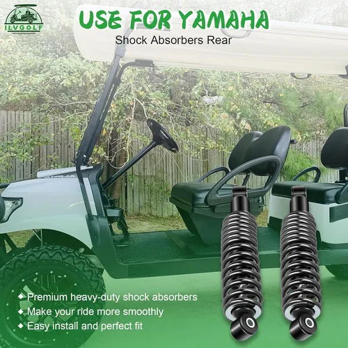 Vista 8 de Kit de amortiguador trasero para carrito de golf de 2 piezas para Yamaha G29 Drive Gas o Electric 2007-2016, OEM JW1-F2210-00-00, JW2F2210-10-00