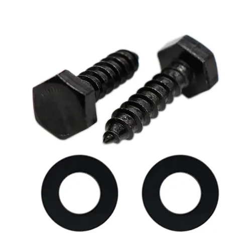 Vista 3 de 25 tornillos de retraso hexagonales de acero inoxidable de 1/4 pulgadas x 1 pulgada, arandelas incluidas