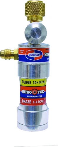 Vista 2 de Uniweld NV1 NitroVue indicador de flujo de nitrógeno