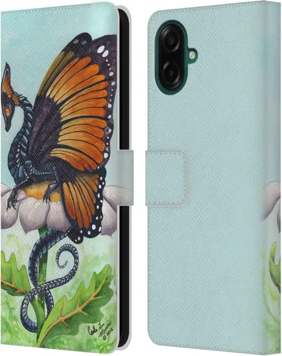 Vista 298 de Head Case Designs Officially Licensed Carla Morrow Galactic Entrancement Dragons Leather Wallet Case Compatible with Samsung Galaxy A07 4G