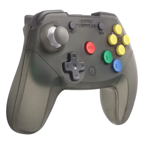 Vista 2 de Retro Fighters Brawler64 Wireless Edition N64 Controller - Nintendo 64 - Smoke Grey