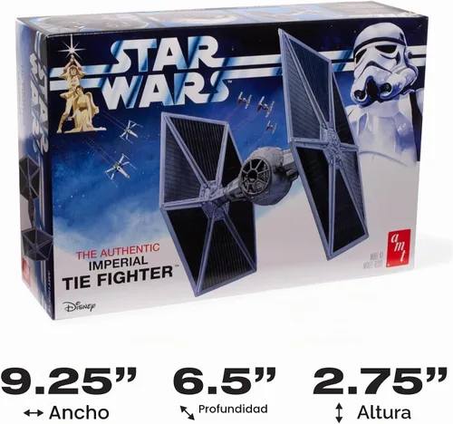 Vista 5 de AMT Star Wars: A New Hope TIE Fighter Kit de modelo a escala 1:48