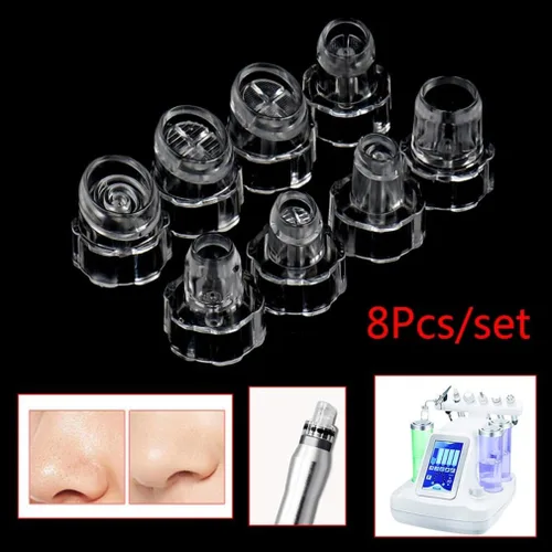 Vista 5 de 8 consejos para la limpieza profunda Hydro Water Dermobrasion Machine SPA Face Cleaning Tools Plastic From QiQiBaby