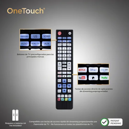 Vista 9 de UltraPro Control remoto universal OneTouch retroiluminado, control remoto