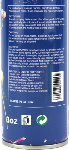 Vista 7 de Party Streamer - Cuerda en aerosol en una lata para niños, suministros de fiesta para niños, perfecto para fiestas/eventos, 2 cajas de 24 latas