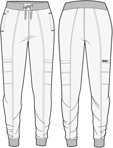 Vista 5 de Med Couture Pantalón deportivo Peaches con costuras para mujer
