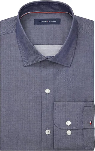 Vista 3 de Tommy Hilfiger Camisa de vestir para hombre Slim Fit Stretch Twill