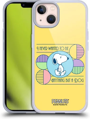 Vista 101 de Head Case Designs Snoopy Deco Dreams - Funda de gel suave con licencia oficial de Peanuts Blue Pattern compatible con Apple iPhone 7 Plus/iPhone 8