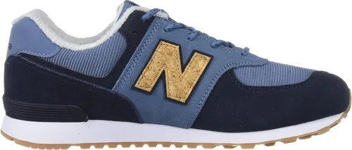 Vista 6 de New Balance Tenis de gamuza de invierno 574 V1 para niños