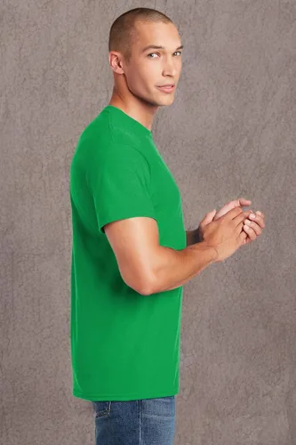 Vista 2 de Gildan Camiseta DryBlend para hombre que absorbe la humedad de 78 pulgadas