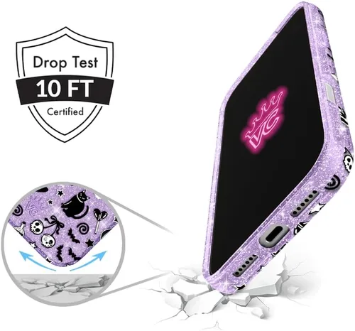 Vista 842 de VELVET CAVIAR Funda para iPhone 15, compatible con MagSafe, probada contra caídas de 10 pies, fundas protectoras de diseño, leopardo color rosa