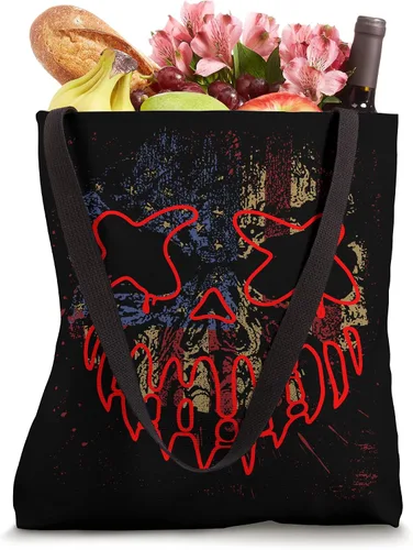 Vista 4 de Máscara de terror, fiesta de Halloween con purga, máscara de miedo, bolsa de mano