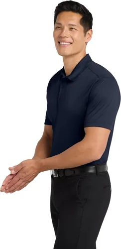 Vista 4 de Port Authority Polo unisex de seda Touch Performance marino