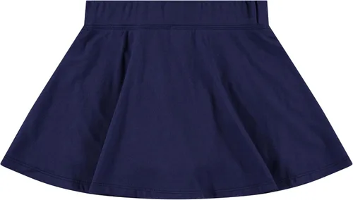 Vista 2 de BTween Paquete de 3 faldas pantalón corto para niñas, faldas de scooter para niños, falda en capas con estampados florales, sólidos, teñido anudado