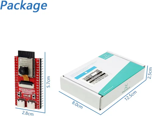 Vista 6 de Freenove Placa ESP32-S3 ESP32 S3 CAM (flash de 16 MB), microcontrolador de doble núcleo de 32 bits a 240 MHz, cámara a bordo inalámbrica, código
