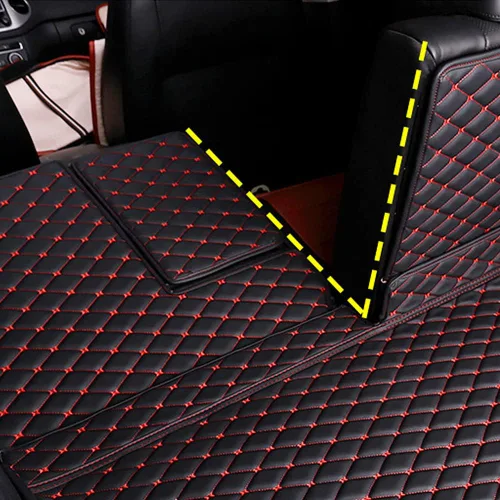 Vista 6 de WSNDY for Nissan Null 2017 2018 2019 2020 2021 2022 2023 Car Rear Trunk Mat Leather Full Coverage Waterproof Boot Liner Mats Carpets Protector Pad