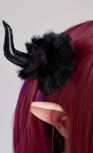 Vista 6 de Cosplay.fm Disfraz de anime para mujer, disfraz de diablo con alas de cola para la cabeza