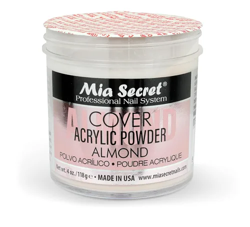 Vista 5 de Mia Secret Acrílico Polvo Cubierta Almendra 4 oz.