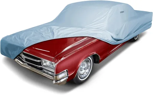 Vista 69 de iCarCover Funda de automóvil personalizada Premium para Chrysler Imperial 1957-1975, resistente, impermeable, para todo tipo de clima, lluvia Negro