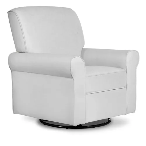 Vista 9 de Evolur London - Asiento giratorio tapizado de felpa, diseño ergonómico para guardería en fósil, montaje sin herramientas, fácil de limpiar