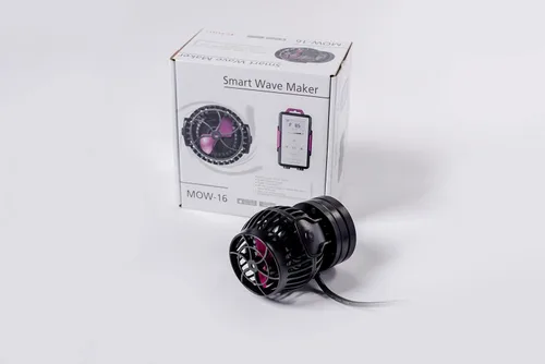 Vista 8 de Jebao MOW Smart Wave Maker con controlador de pantalla LCD para tanque de agua salada base magnética (MOW-3)