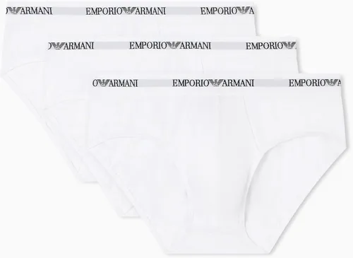 Vista 10 de Emporio Armani calzoncillos de algodón, 3 unidades, para hombre Negro/Blanco/Rojo