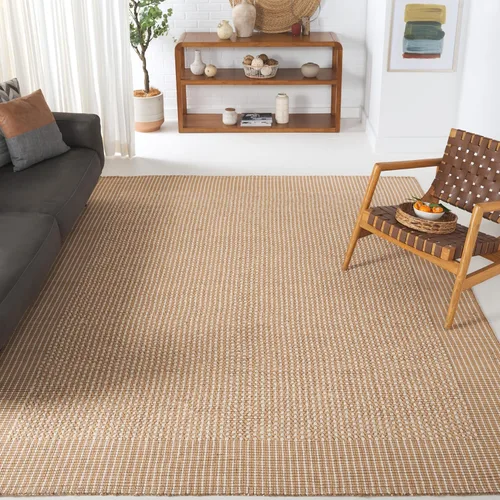 Vista 4 de SAFAVIEH Natural Fiber Collection - Alfombra de pasillo de 2 x 6 pies, marfil y beige, yute hecho a mano, ideal para zonas de alto tráfico en sala