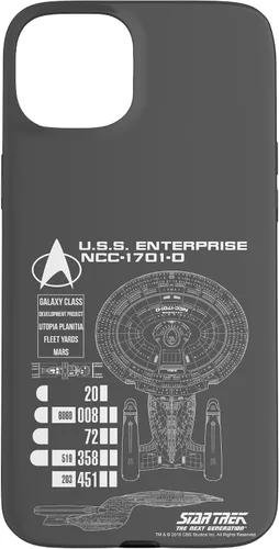 Vista 9 de Star Trek: The Next Generation U.S.S. Enterprise NCC-1701-0 Case for iPhone 17