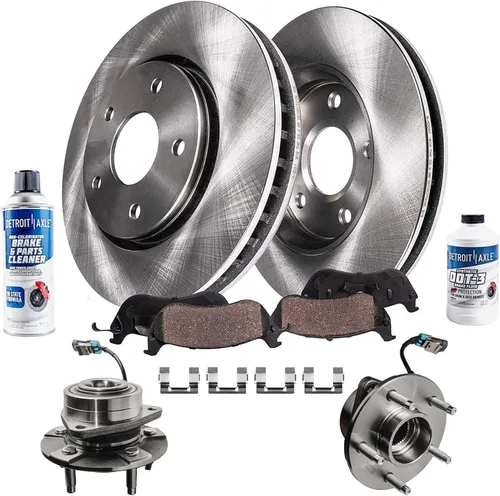 Vista 72 de Detroit Axle - 4 rotores de freno para Ford 1994-2004 Mustang, rotores de freno de disco delanteros y traseros 1995 1996 1997 1998 1999 2000 2001
