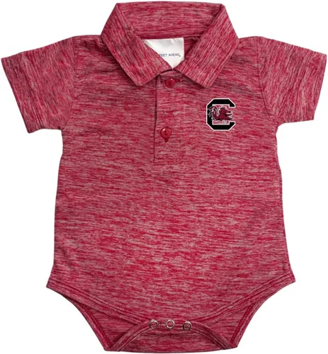 Vista 5 de Two Feet Ahead Space Dye - Polo de golf de manga corta para bebé, para recién nacidos, tallas 0-3M-6M-12