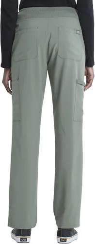 Vista 5 de Pantalón médico Dickies EDS Essentials para mujer, tiro natural, pierna cónica, sin cordones. DK005